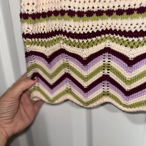 Striped Crochet Tank Top by Miss Love - Picture 3 of 4